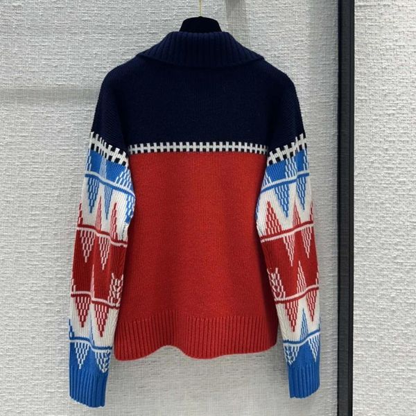 Sweaters femininos suéter de esqui de alta qualidade Famous International Designer Pullover Lady Cashmere