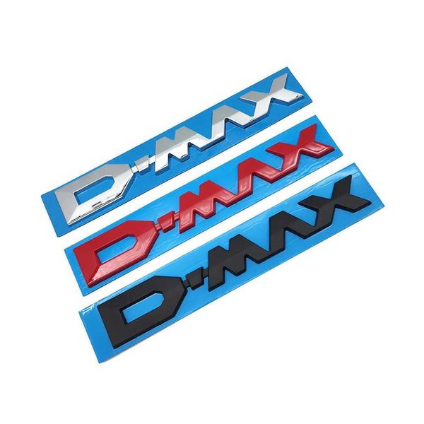 Vecchio/Nuovo Stile 3d DMAX Emblema ABS Adesivi per auto per Isuzu Pickup Truck D-MAX Parafango laterale Distintivo Tronco posteriore Decalcomania Accessori