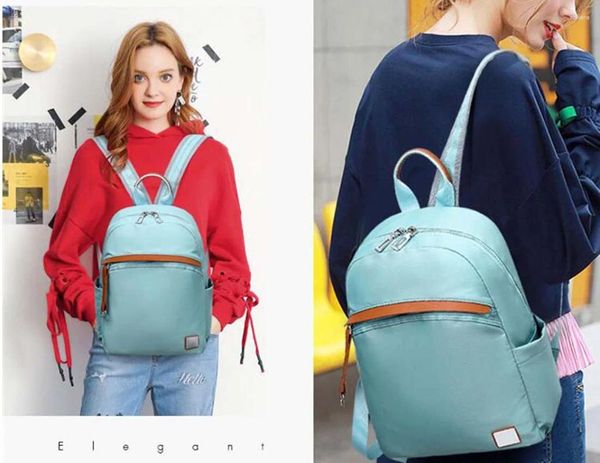 Borse da scuola Zaino da donna Oxford ad alta capacità Borsa a tracolla da viaggio impermeabile in nylon stile moda