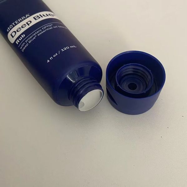 Versione aggiornata Fondazione essenziale Olio Primer Body Care della pelle Blu Deep Relte Crema topica da 120 ml Spedizione veloce