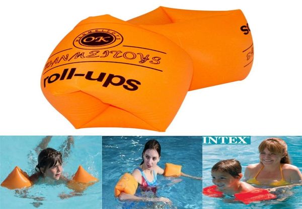 Anel de braço de natação em pvc, airbag duplo, adultos, crianças, braço flutuante, manga de água, círculo, ar inflável, anel de natação, acessórios de piscina, brinquedos v4461037