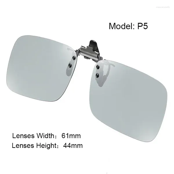 Occhiali da sole Pochromic grigio polarizzato clip sul ponte Mater può montare occhiali da sole da uomo e da donna installarsi sul telaio