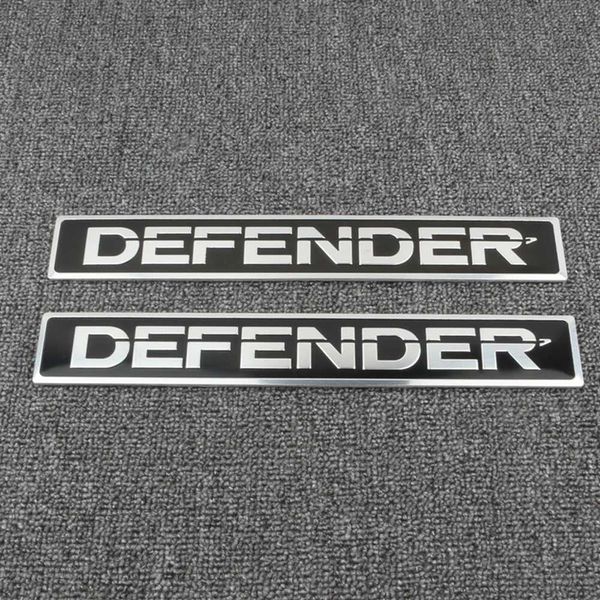 3D Aluminium Autotür Emblem Stamm Aufkleber Aufkleber für Range Rover Land Rover 110 90 TD5 L663 Defender Abzeichen Zubehör