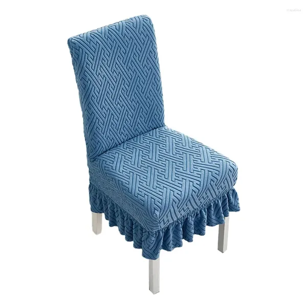 Cadeira cobre capa anti-rugas mesa de jantar de alta qualidade luz cinza laranja mar azul espessado bege universal