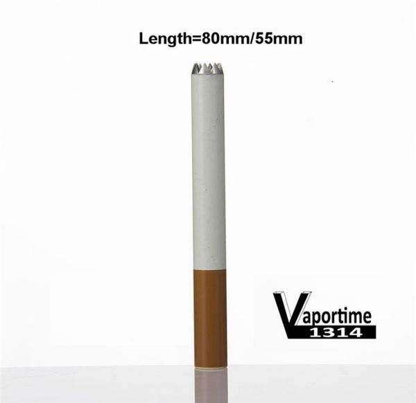 Digger WO Sparkle 80mm 55mm Forma di sigaretta Filtro per tubi Colore Tabacco Herb Cleaner One Hitter Bat Tubi per fumatori Portatile 1204750350