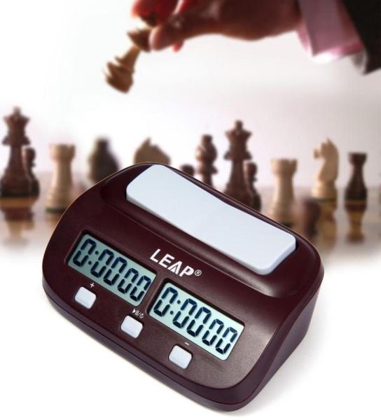 2018 Orologio da scacchi professionale digitale Conto alla rovescia Timer sportivo Orologio da scacchi elettronico IGO Gioco da tavolo da competizione Watch1474921