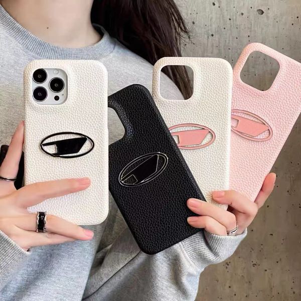 Designer D Letter Phone Cases 15promax Card Holder Letter Fashion para Iphone 15 14plus 14pro 13 12 Mens Womens Classic Brand IPhone Cases