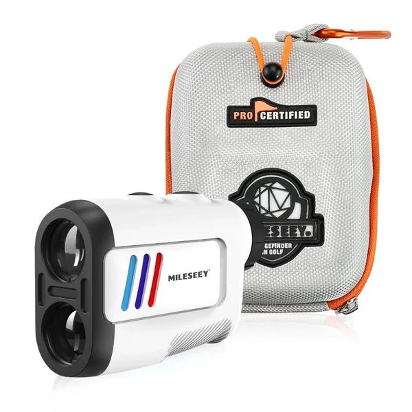 Mileeey PF2E Lazer RangeFinder 400m 600m Yardm Mini 6x Teleskop Uzak Metre Açısı Hız Ölçüsü Golfhuntring Finder 240109