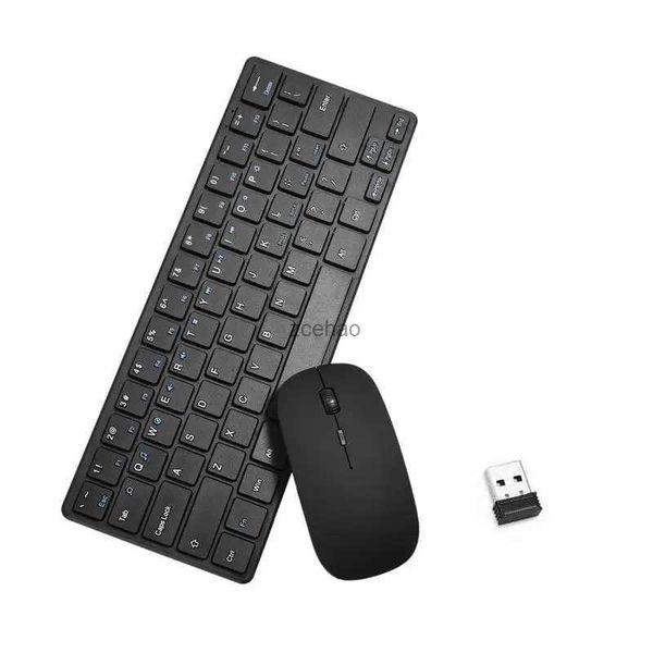 Teclados sem fio teclado e mouse combo com receptor para Windows PC 2.4G Wireless Mouse Keyboard Set 64 teclas FN teclas de função 96 teclasL240105