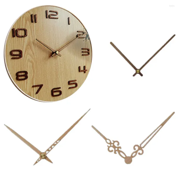 Wanduhren 1 Set Buche Holz Uhr Hände DIY Uhr Teile Reparatur Zubehör Werkzeuge Metall Kreative Zeiger Wohnkultur