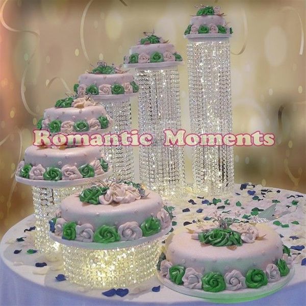 Compleanno 6 pezzi porta torta cristallo supporto per torta matrimonio compleanno banchetto centrotavola torta display decorazione di nozze197d