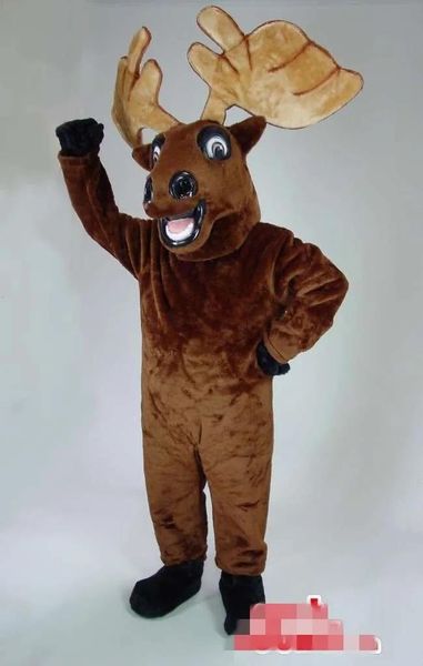 Trajes personalizados recém-projetado marrom bighorn elk monstro mascote traje adulto tamanho frete grátis