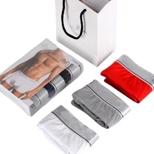 3 pçs/set Sexy Men Cueca boxers para homens Cuecas de Algodão Homens Boxer Shorts Boxers Cuecas Masculinas Cueca Boxer múltiplas cores de Alta qualidade