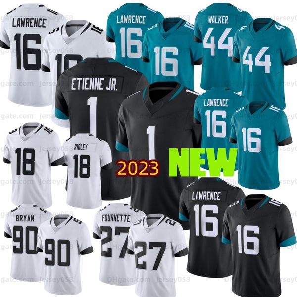 Trevor Lawrence Ridley Travis Etienne Jr Maglie da calcio Travon Walker Anton Harrison Devin Lloyd Evan Engram Christian Kirk Andrew Wingard Allen Uomini Donne Gioventù