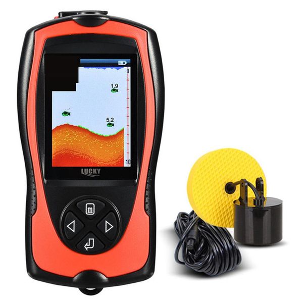 Fish Finder Wired Hd Chinese Color Sn Visual Sonar Wireless Drop Delivery Otsjk