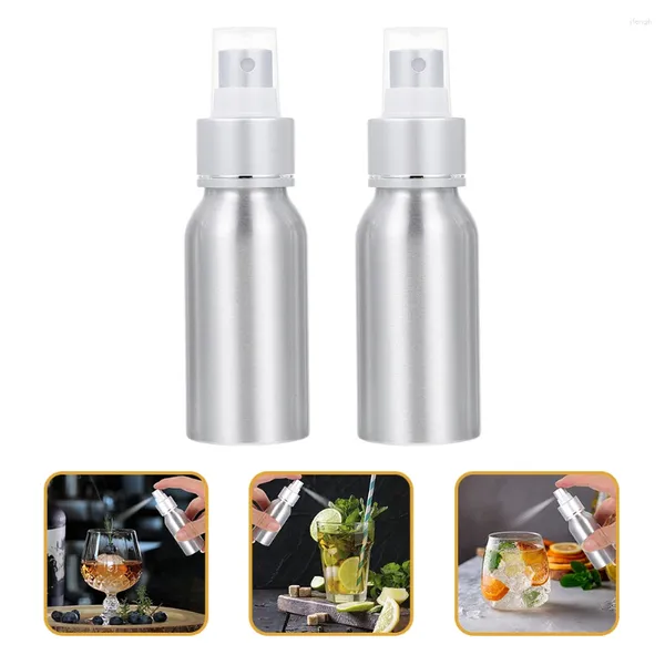 Bottiglie di stoccaggio 2 pezzi Bitter Spray Bottiglia Dispenser acqua Atomizzatore Spruzzatore per profumi Pp Cocktail Viaggi