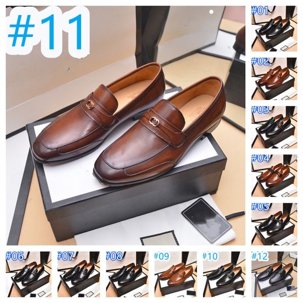 28 Model İtalyan Erkekler Loafers ayakkabıları siyah kahverengi renkli renk kanat uçları erkek tasarımcı elbise süet ayakkabılar ofis düğün gerçek deri rahat ayakkabılar erkekler için