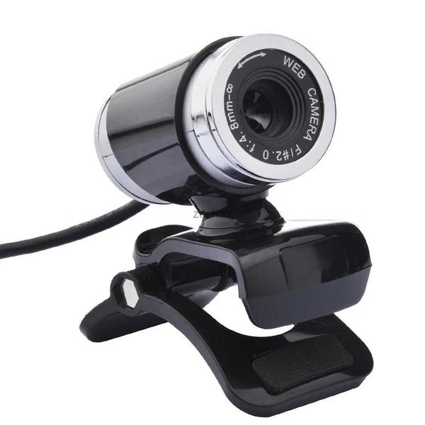 Web Kameraları USB Webcam 12.0 MP Yüksek Tanımlı Taşınabilir Yeni Web Cam Bilgisayar Dizüstü Bilgisayar PC 360 Derece Döner Klipsli Cam Lens Cameral240105