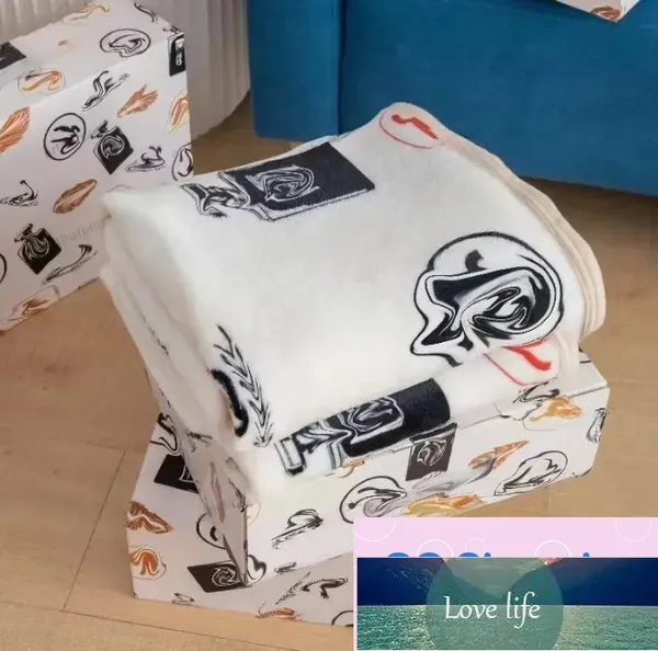 150x200cm macio branco designer cobertor manta velo lança sofá cama avião viagem mantas toalha cobertores presente luxuoso para criança adulto atacado