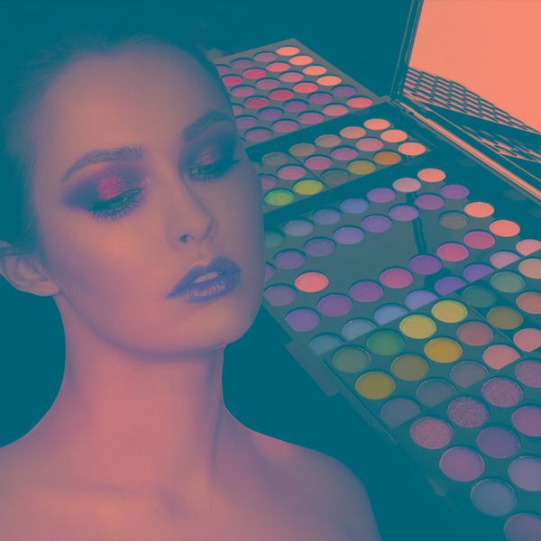 Pincéis miss rose 180 cores matte nude shimmer glitter paleta de sombra profissional conjuntos de maquiagem com pincel espelho mulher kit cosmético