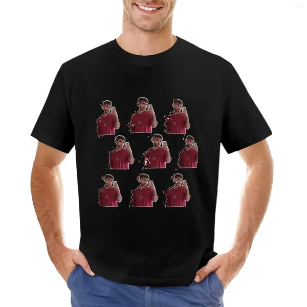 Erkek Polos Karton Yaratılış Sanat Tasarım T-Shirt Vintage Giysiler Özel Tişört Uzun Kollu Gömlek