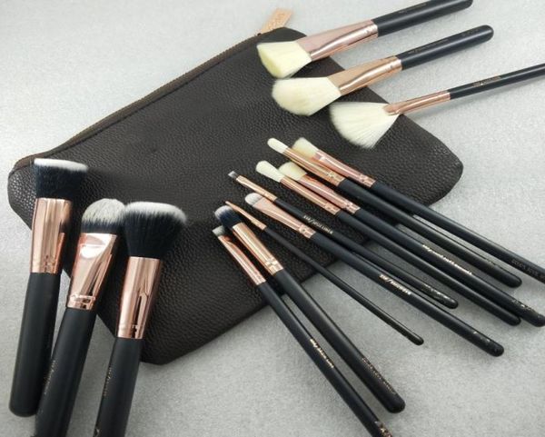 Neue Marke Pinsel 15 teile/satz Professionelle Make-Up Pinsel Set Lidschatten Eyeliner Blending Bleistift Kosmetik Werkzeuge Mit Tasche FOUNDATION8985061