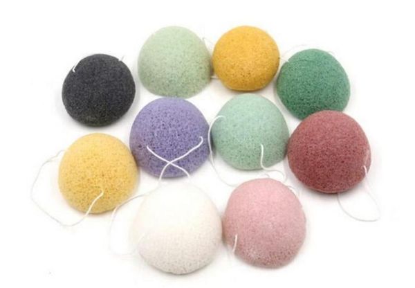 Konjac Sponge Puff Kräuter-Gesichtsschwämme, reine natürliche Konjac-Pflanzenfasern, die Reinigungswerkzeuge für Gesicht und Körper herstellen8872897