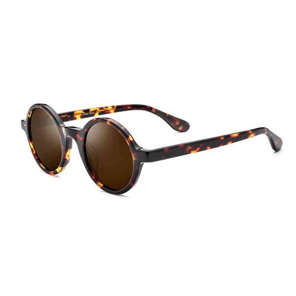 Johnny Depp Polarized Sun Uomo Donna Band Occhiali da sole rotondi vintage Montatura per occhiali in acetato ZOLMAN302I