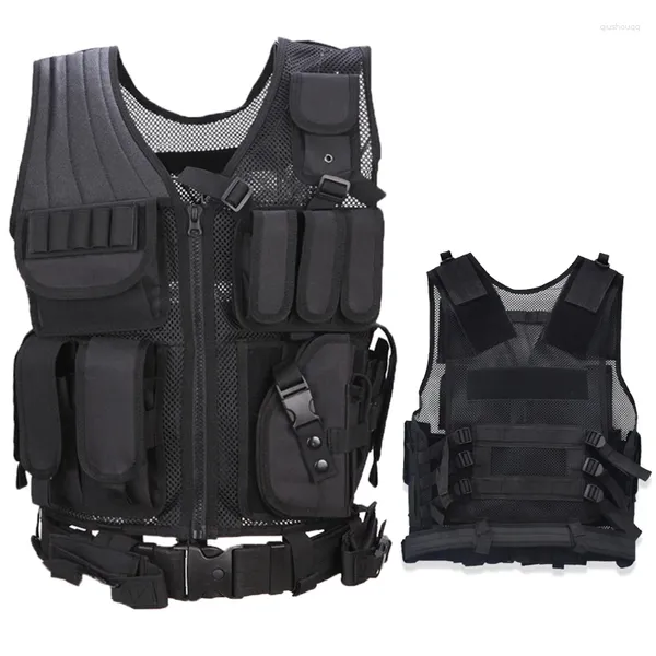 Jaquetas de caça esporte ao ar livre treinamento militar combate proteção colete masculino para paintball wargame tático exército coletes armadura