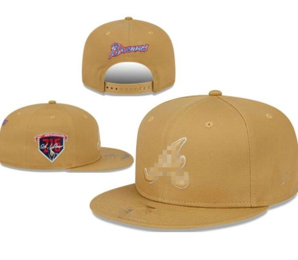 2024 Fashion SOX Hats Braves 2023 Champions Word Series Beisebol Snapback Sun caps Boston Todas as equipes para homens Mulheres Strapback Snap Back Chapéus Hip Hop Sports Hat