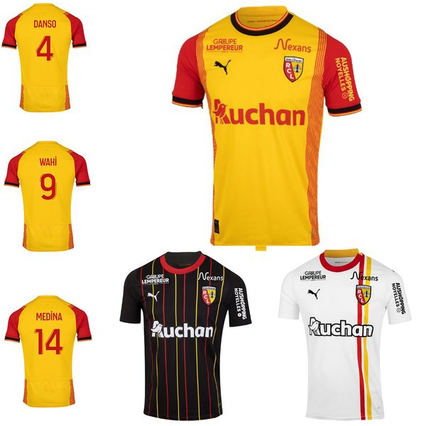 23 24 Maglia da calcio kit maglia Rc LenS 23 24 maglie da calcio casa lontano terzo KAKUTA FULGINI DIOUF SPIERINGS GANAGO SOTOCA WAHI 9 tifosi SES Aldult MEN Kids 16-XXL