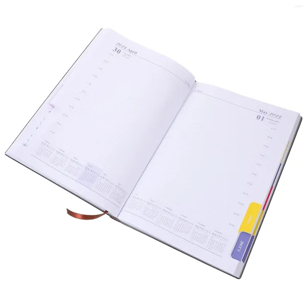 Página do planejador diário Um dia Calendário Livro de compromissos A4 Semanal Lista de tarefas Bloco de notas Agenda Calendários Escrita