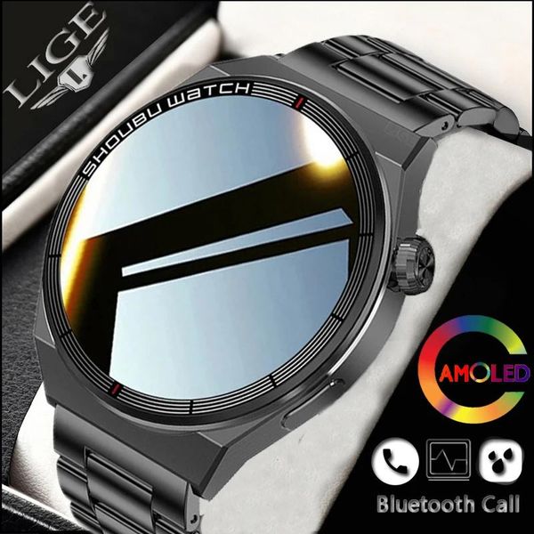 Часы LIGE 2022 Смарт-часы Мужские модные женские умные часы Спортивный фитнес-браслет Браслет Часы с ежедневным вызовом для Android IOS Детский подарок