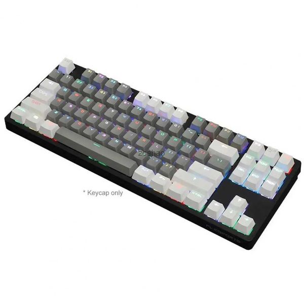 Tastaturen Praktische Tastenkappe Leichte Farbblock-Tastenkappe für mechanische Tastatur Feine Verarbeitung PBT-Tastenkappe für mechanische Tastatur L240105