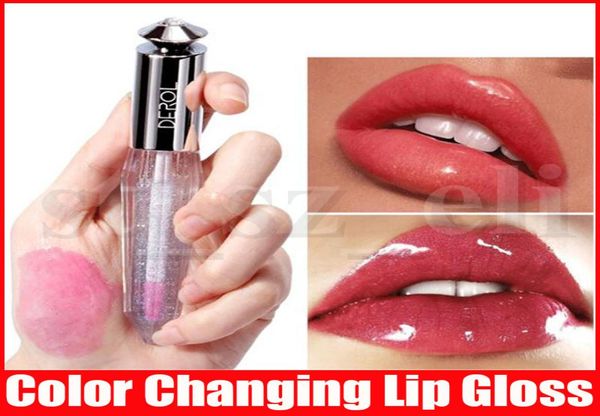 Derol Lip Gloss Moisturizing Nude Transparent Farbtemperaturwechsel Lippenstift Shimmer Lipgloss Liquid Maquiagem Lip Glaze Makeup6957009