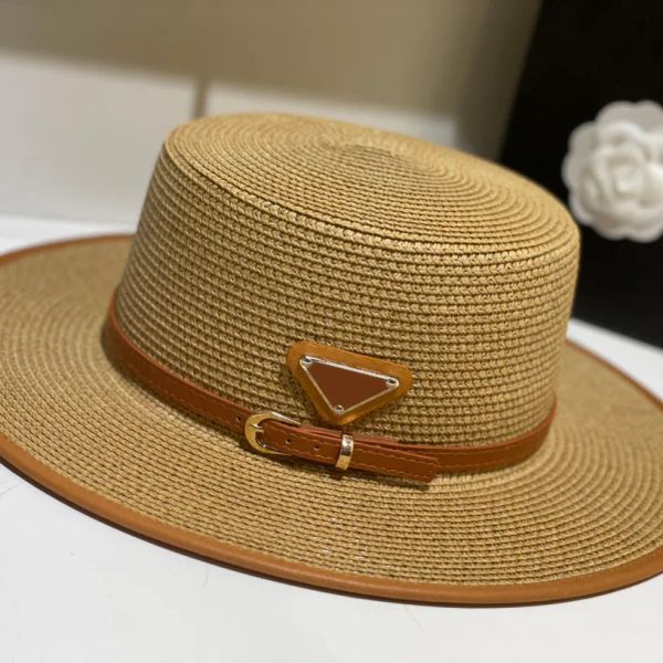 Pra cappelli di paglia per donne Cappelli di cappelli da cappello Cappelli Cappelli da bacino da maschile Fashion delicati cappelli formali di alta qualità Sunhats Capite versatili