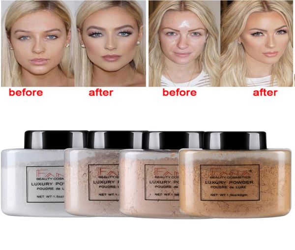 Maquillage FANA 42G Oil Control Loose Powder Mineral Long Lasting Setting Makeup Gesicht Highlighter Concealer Beauty Foundation pres4107396
