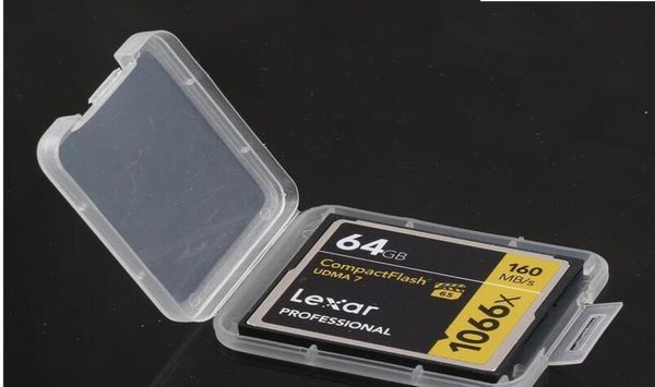 Caixas de proteção caso recipiente caixas de memória cartões ferramenta plástico transparente armazenamento mini cartão cf fácil de transportar caixa qpev3 2oxuk3824497