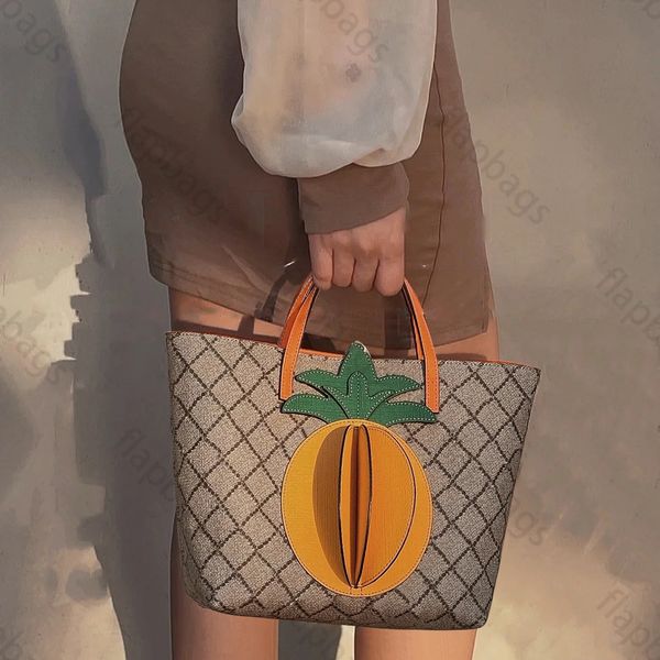 Damen-Unterarmhandtasche, kindliche Designer-Einkaufstasche, Jackfruit-Muster, Einkaufstaschen für Frauen, dreidimensionale Einkaufstaschen mit Früchten, große Retro-Luxus-Handtaschen