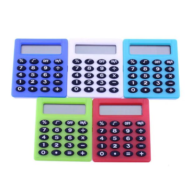 Mini calcolatrici elettroniche per numeri Calcolatrici tascabili in plastica per esami per studenti Scuola portatile Finanza aziendale Calcola forniture BH5549 WLY LL