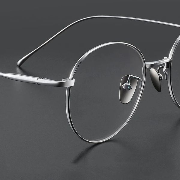 Top Qualität Computer Brillen Rahmen Männer Frauen Ultraleicht Retro Runde Brillen Rahmen Optische Brillen 240109