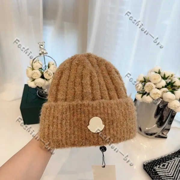 Monclair Giacca Designer Cappello da uomo Beanie Coniglio Capelli lavorato a maglia Monc Uomo magliette Cappello Autunno Inverno Casual Secchio Uomo magliette Berretto Cappelli aderenti per berretti 5 An2g