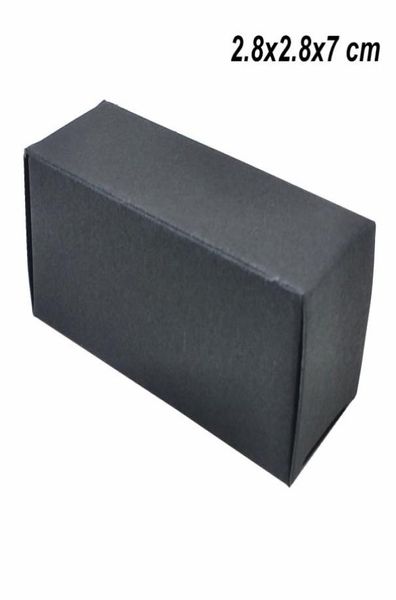 Schwarz 28 x 28 x 7 cm, 50 Stück, 10 ml, Kraftpapier, ätherisches Öl, Lippenstift, Verpackungsboxen, Parfüm, Kosmetik, Nagellack, Geschenke, Pac8351926