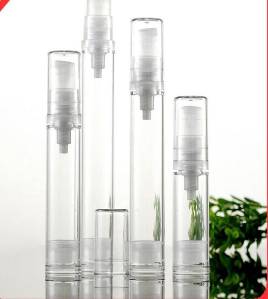 5 ml, 10 ml Airless-Flasche, transparente und plastische Lotion-Unterabfüllung mit PP-Vakuumpumpe, Serumflasche, Samll-Probenflaschen und Verpackung 5721084