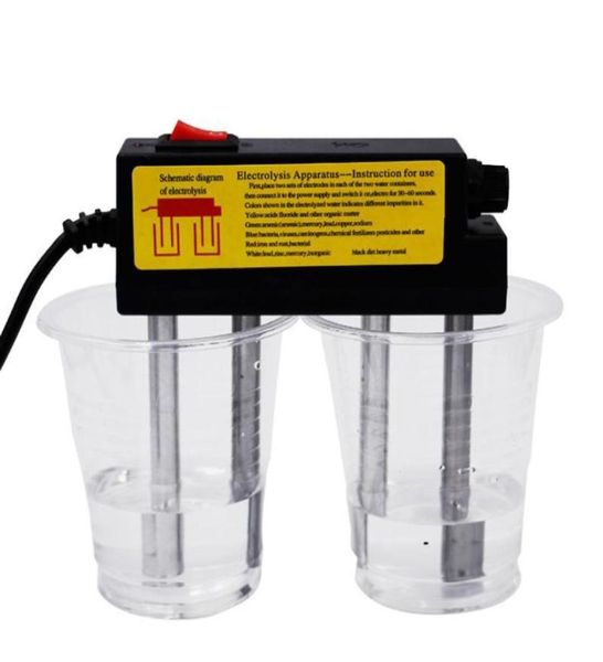 220V Elektronische Wasser Tester Haushalt Schnelle Wasser Qualität Prüfung Elektrolyseur Eisen Bar Elektrolyse EU stecker UNS stecker2321030