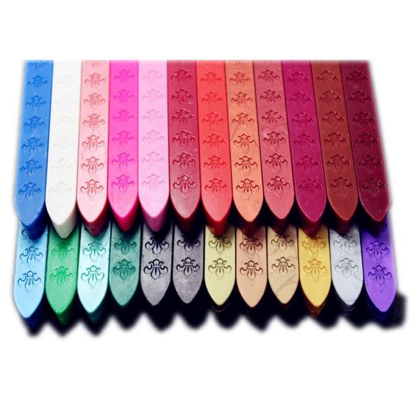 Целые многоцветные сургучные печати, штампы, восковые палочки, клей для сургучной печати6735432