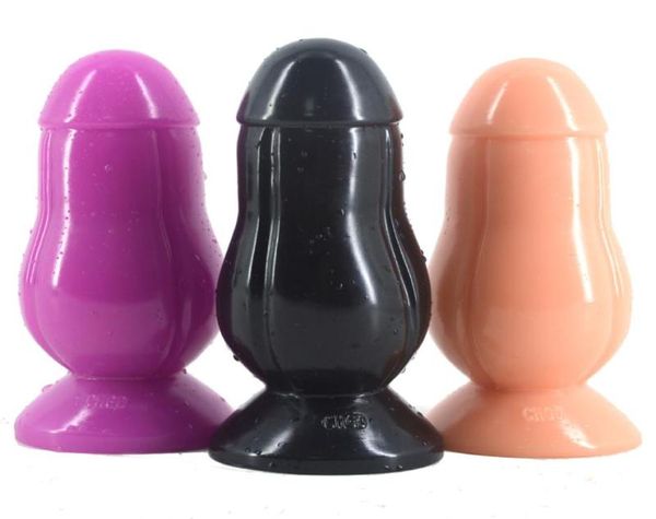 CHGD Grande dildo anale Plug Massaggio culo Vagina Masturbarsi butt plug dildo anale giocattoli del sesso Per donna Uomo sex shop prodotto del sesso per adulti D1818223006