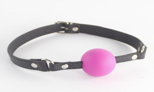 Ultima bocca aperta Bondage Silicone Sex Ball Gag Bite Passion Flirtare BDSM Bocche Gag Giocattolo sexy Prodotto9654798