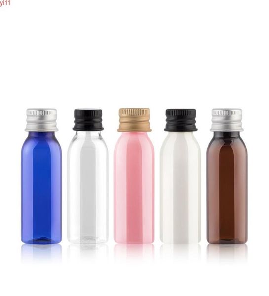 100 Stück 30 ml leere Plastikflasche mit Aluminium-Schraubverschluss-Stecker, Kosmetikbehälter, Reise-Sets, tragbar, PET, Lotion, Creme, hohe Menge: 4928534