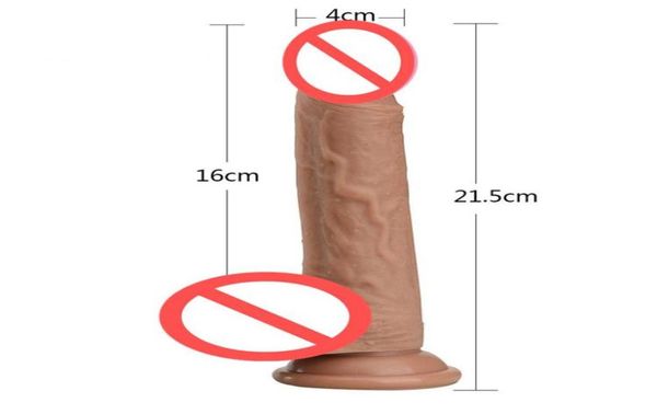 Ощущение кожи реалистичный пенис супер огромный силиконовый фаллоимитатор с присоской секс-игрушки для женщин женская мастурбация Cock8231678